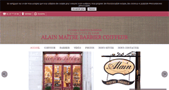 Desktop Screenshot of alain-maitrebarbiercoiffeur.com