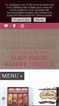Mobile Screenshot of alain-maitrebarbiercoiffeur.com